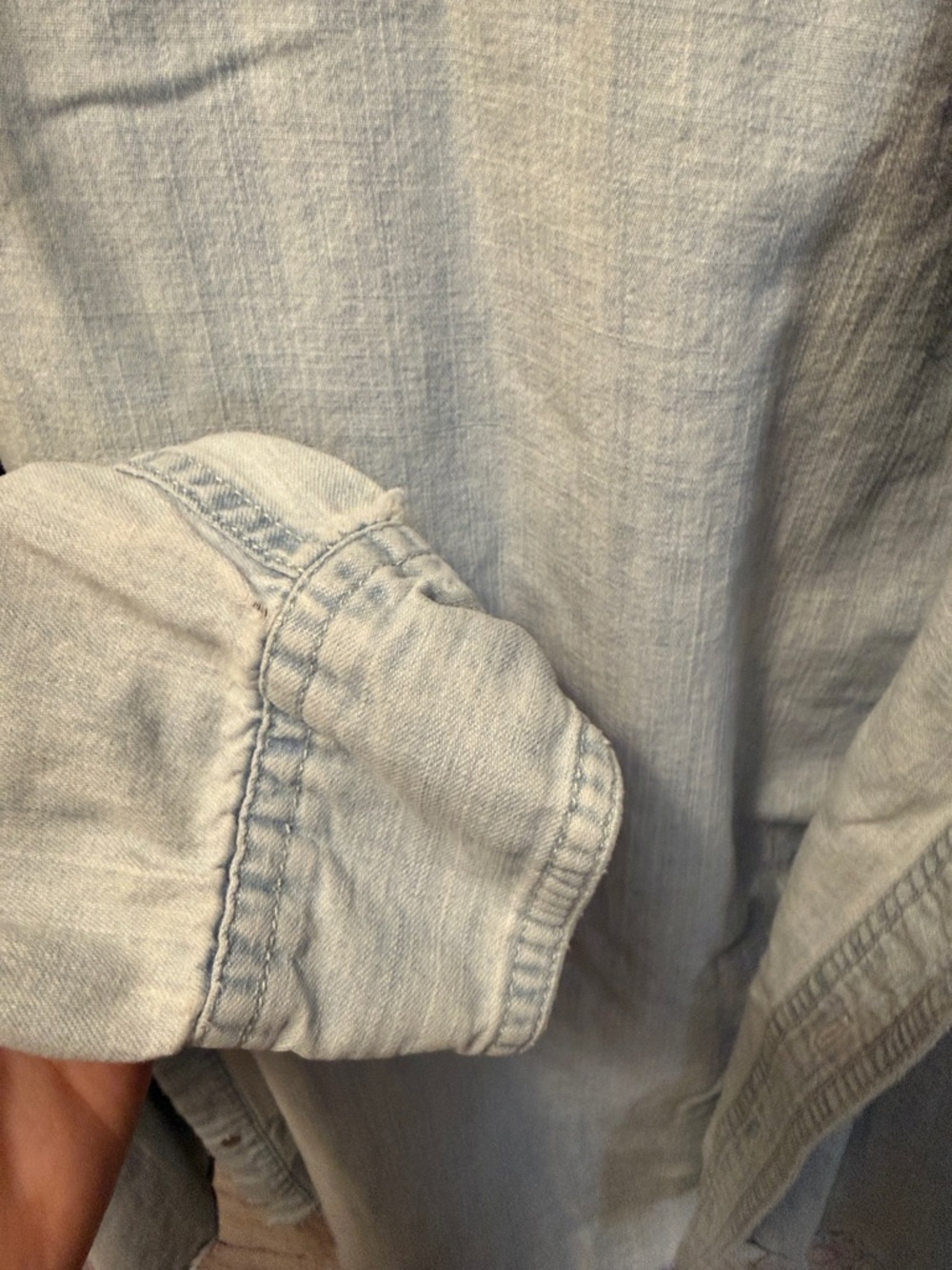 Levi's Pale Blue Denim Shirt Jacket - Picture 3 of 7